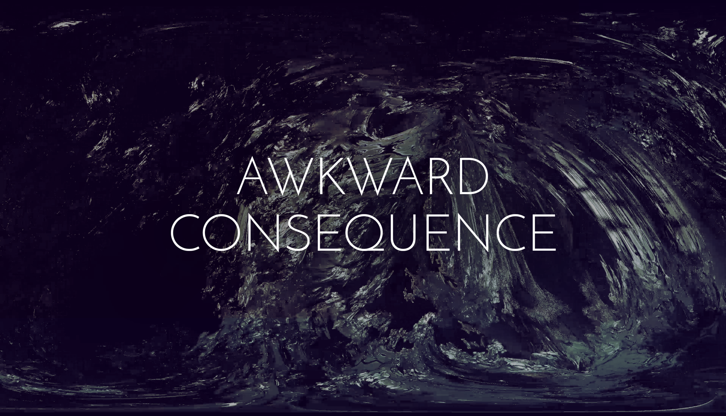 Participants using smartphone VR viewers during the Awkward Consequence performance.