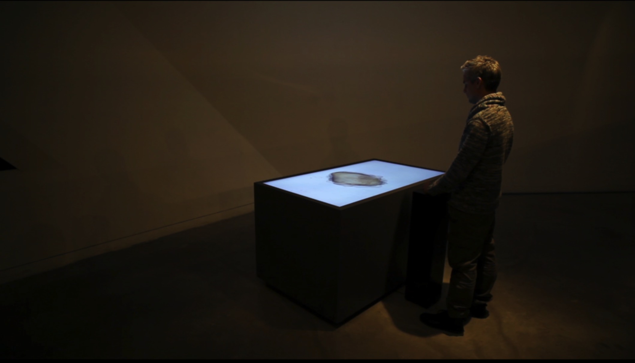 Laser-cut hand-drawn fire animation used in Two Systems.